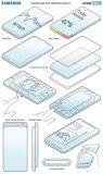 三星环绕全面屏的滑盖智能手机概念图