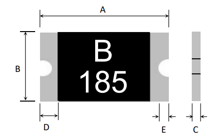 BSMD2920系列表面贴装PTC器件自恢复保险丝的数据手册免费下载