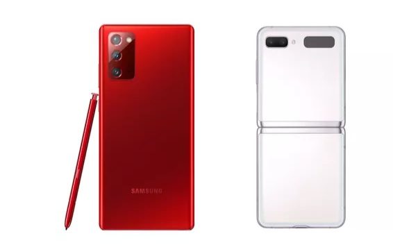 三星Galaxy Z Flip 5G与Note2...