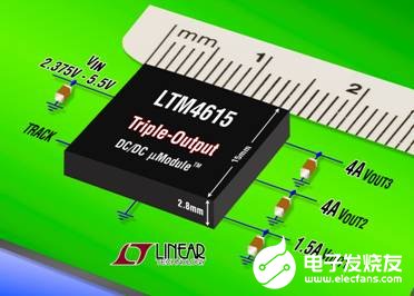 DC/DC微型模块稳压器LTM4615的性能特点及功能应用