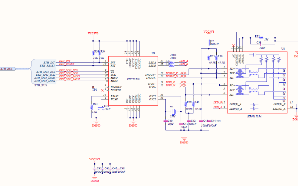 <b class='flag-5'>ENC28J60</b><b class='flag-5'>以太網(wǎng)</b><b class='flag-5'>控制器</b>的電路原理圖免費(fèi)下載