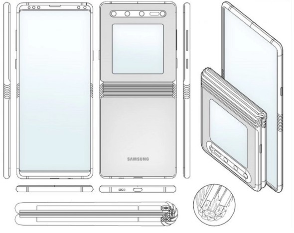 三星Galaxy Z Flip专利图曝光