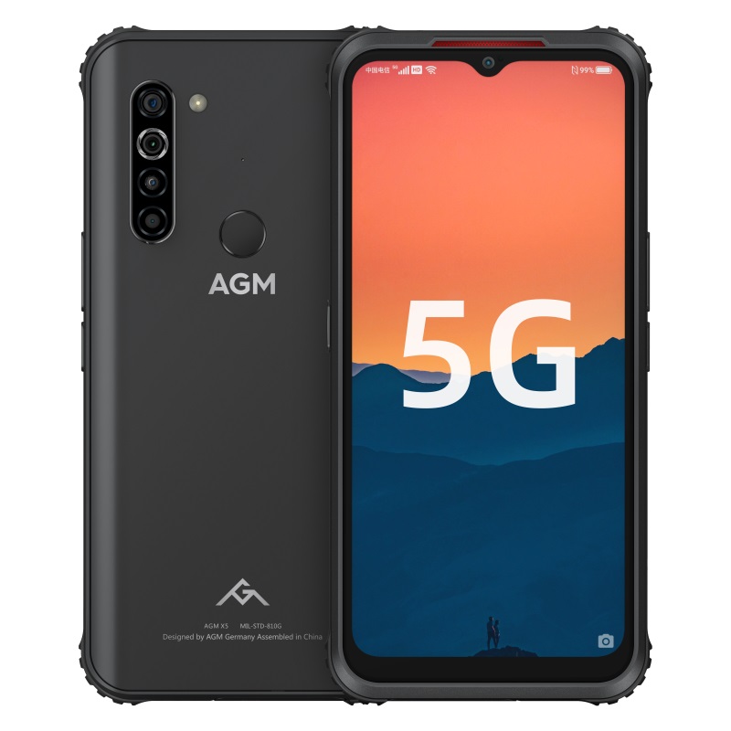 AGM X5户外三防5G手机发布:搭载紫光展锐T...