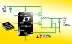 同步降压型开关稳压控制器LTC3812-5的性能特点及适用范围