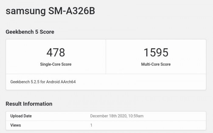 三星Galaxy A32 5G现身跑分库:搭载联...