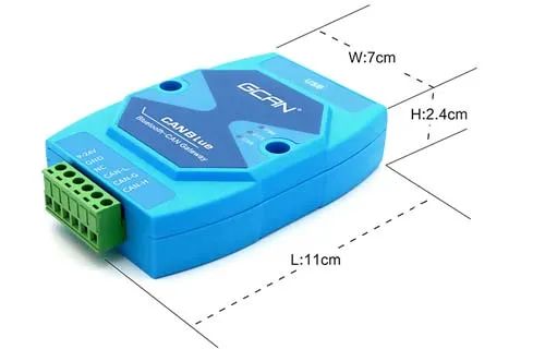 广成科技的蓝牙转CAN模块工作流程
