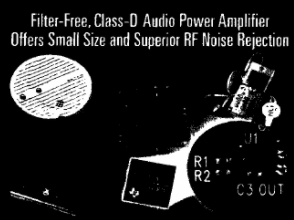 D类音频功率放大器TPA2005D1的性能特点及应用