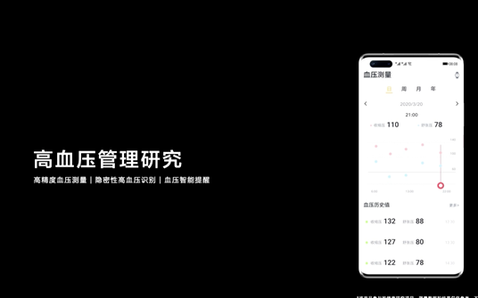 华为公布三项全新健康研究 手表或可测高血压、体温...