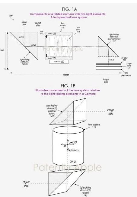 苹果申请“折叠相机”新专利