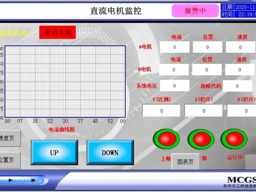 升降平臺驅動監控系統（MCGS+串口屏+數碼管）設計方案