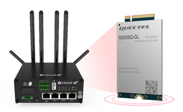 搭载移远通信5G模组的鲁邦通工业级5G网关正式商...