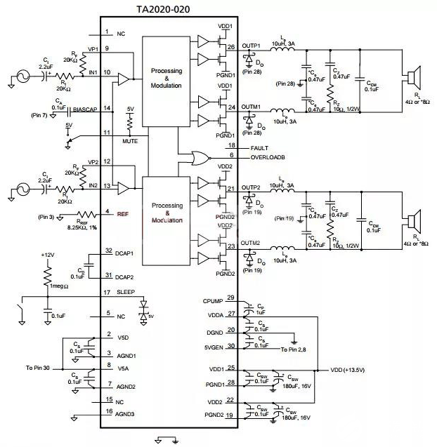 常見的功放電路大全