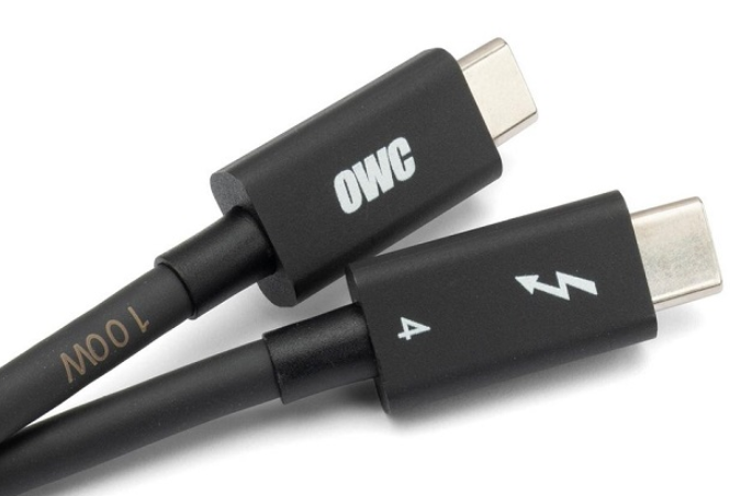 OWC正式发布通用型雷电4/USB-C线缆