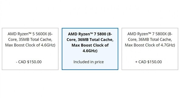 AMD锐龙7 5800现身：8核65瓦、性能YES