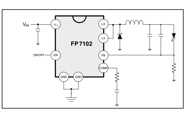 <b class='flag-5'>FP7102</b><b class='flag-5'>降压</b>恒流开关稳压器的数据手册免费下载