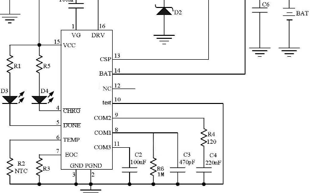 <b class='flag-5'>5</b>A<b class='flag-5'>四節(jié)</b>鋰<b class='flag-5'>電池</b>充電管理集成<b class='flag-5'>電路</b>HM4064