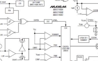电源转换器MAX17498A / B / C的性能特点及应用范围