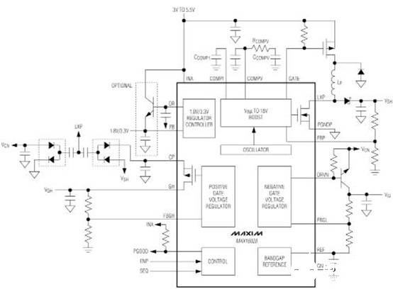 MAX16928升壓轉換器的性能特點、應用范圍及電路分析