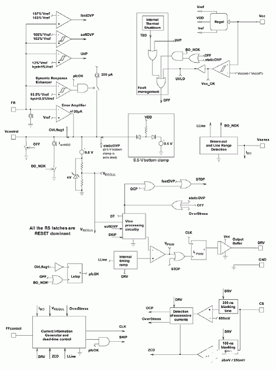 NCP1611控制器的主要特性及应用通用电路
