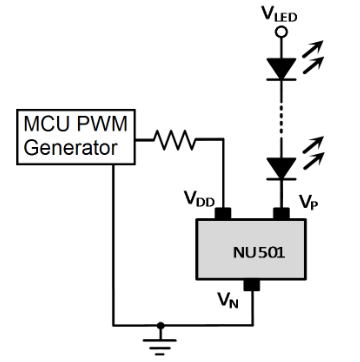 单通道定电流LED驱动芯片NU501