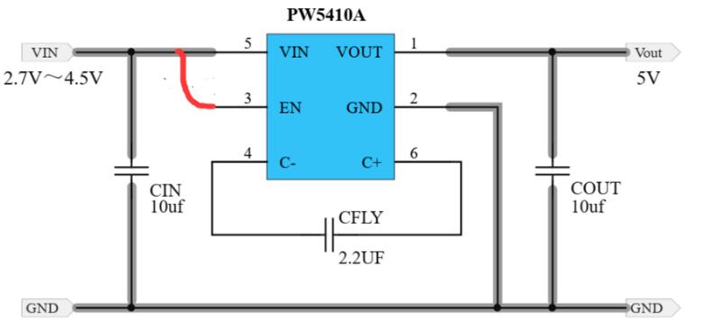 PW5410A低噪声开关<b>电容</b>电压<b>倍增器</b>手册