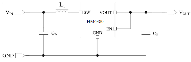 具有6uA静态电流的同步升压变换器芯片HM6380