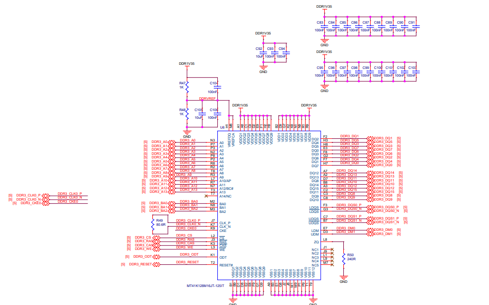 XC7A100T和2CSG324 <b class='flag-5'>FPGA</b><b class='flag-5'>可编程逻辑器件</b>芯片的电路原理图免费下载