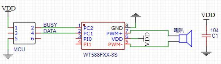 16位DSP语音芯片WT588FXX-8S规格说明书