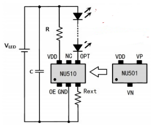单通道定电流LED驱动芯片NU510系列规格说明书