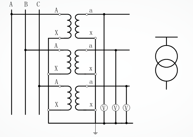电压互感器中常用的四种接线方式