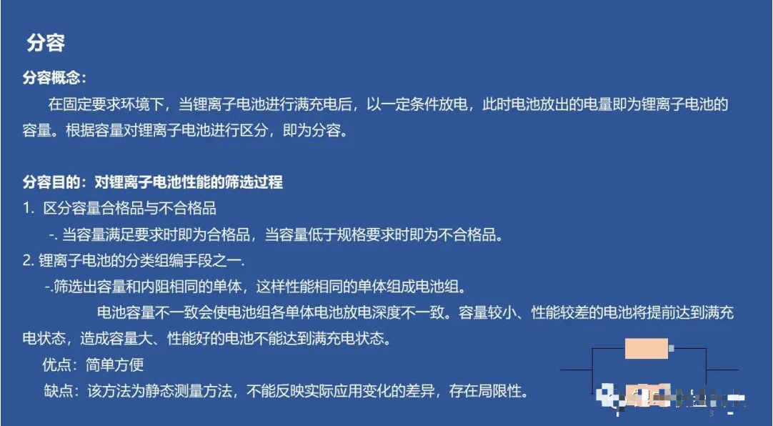 锂电池分容方法及其影响因素