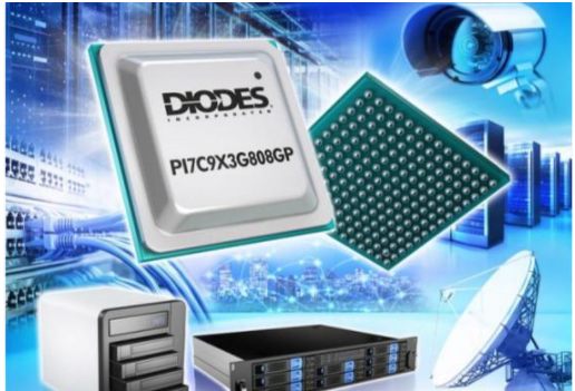 Diodes最新推出PCIe® 3.0 数据包切换器 PI7C9X3G808GP