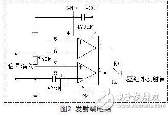 基于红外光通信电路的设计方案