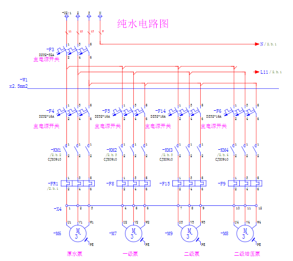 多个纯水电路图及原理图案例下载