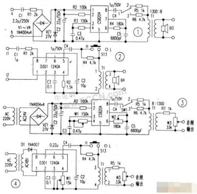 基于CS8204振鈴電路實現音頻理療儀的制作應用
