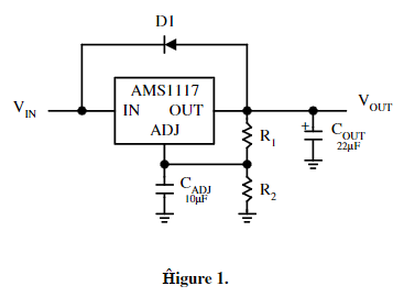 单芯片电源充电管理芯片AMS1117数据手册