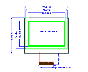 3.5尺寸单色LCD屏选型要求及替代品