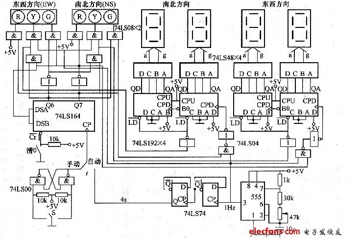 交通信號(hào)燈控制電路