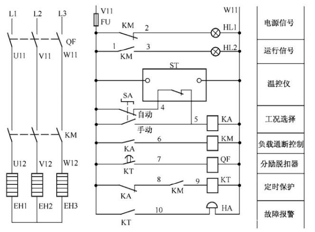 温度自控加热炉电路的工作原理