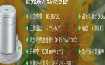 鋁殼紫外線傳感器的特點介紹