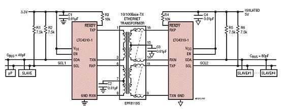 基于LTC4310設計的絕緣雙向I2C總線通信技術