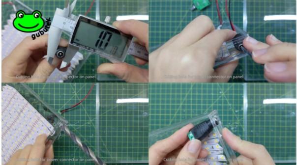 如何用空糖果盒制作LED面板？