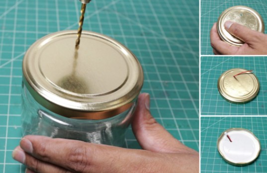 如何将玻璃罐变成一块装饰性太阳能灯笼？