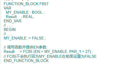 简述西门子SCL语言-输入参数<b class='flag-5'>EN</b>/输出参数<b class='flag-5'>ENO</b>