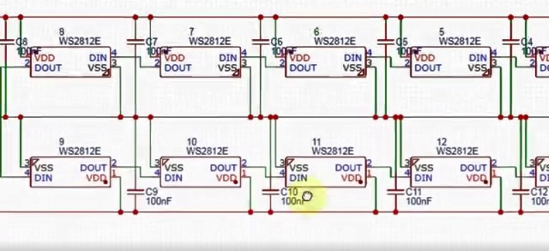 如何使用流行的WS2812 LED制作LED立方體？