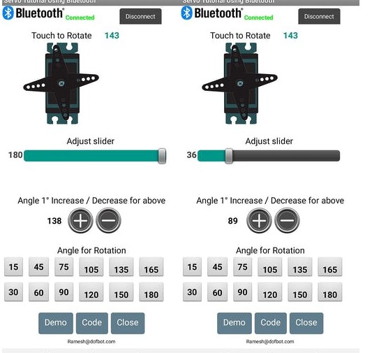 基于Arduino UNO和HC-05藍牙模塊控制伺服電機