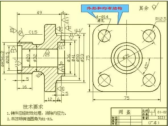 有一份經典機械標準制圖方法請查收