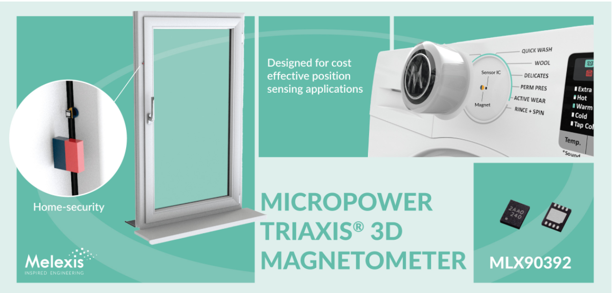 Melexis推出面向消费类应用的紧凑型低压3D...