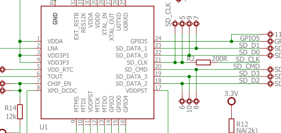小型开发板WIFI-ESP8266原理图和PCB文件