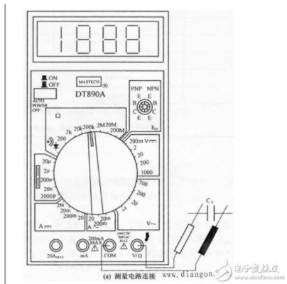 數字萬用表檢測電容好壞_怎么用數字萬用表測電容